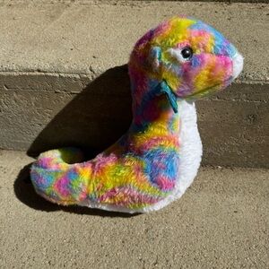 Fiesta Colorful Tie-Dye Seahorse Plush